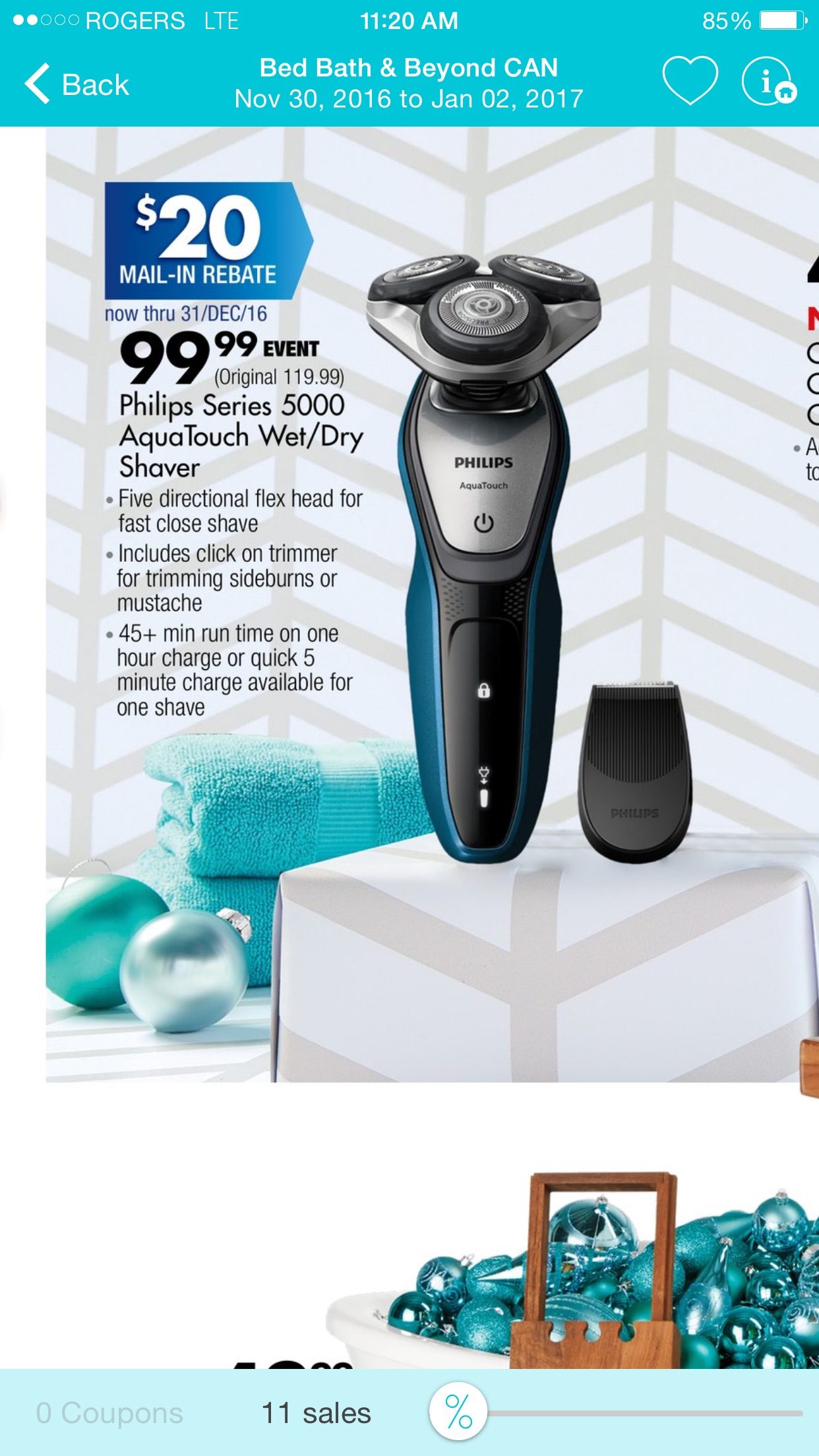 Amazon Canada | Bestbuy] Philips S5400/08 Aquatouch Shaver - $59.99 -  RedFlagDeals.com Forums
