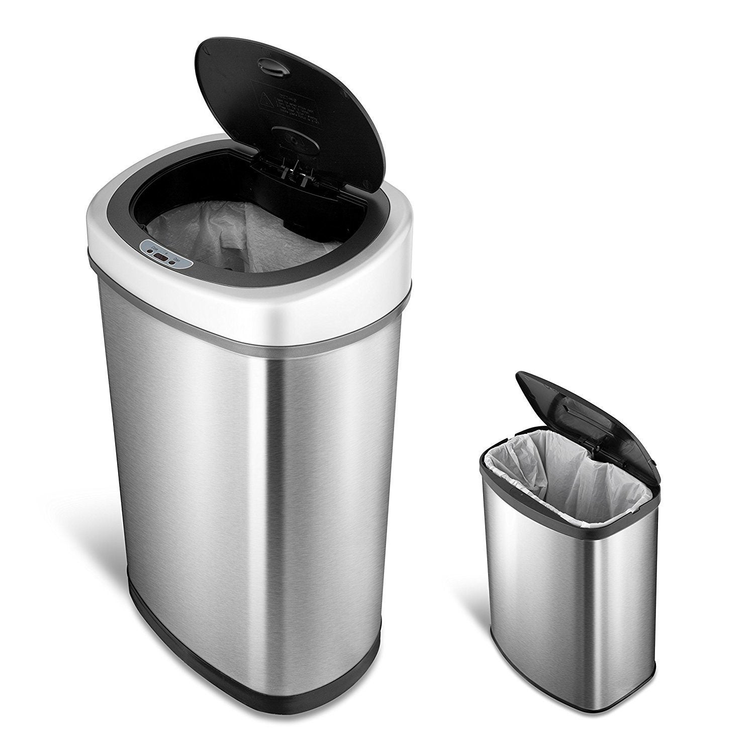 Amazing costco trash can touchless Costco Ca Honey Can Do Stainless Steel 50l 12l Trash Cans With Sensors 99 97 Redflagdeals Com Forums