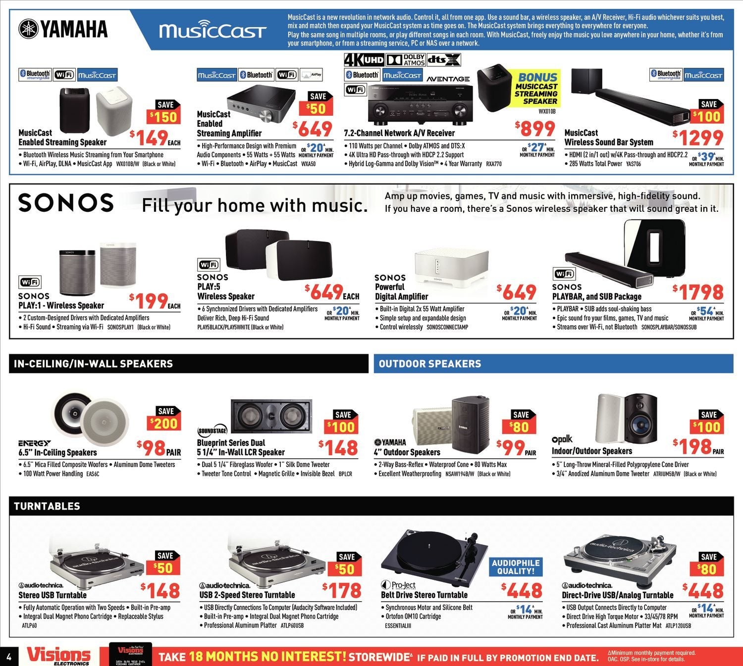 Visions Electronics Weekly Flyer - Weekly - Truckload Sale - Mar 