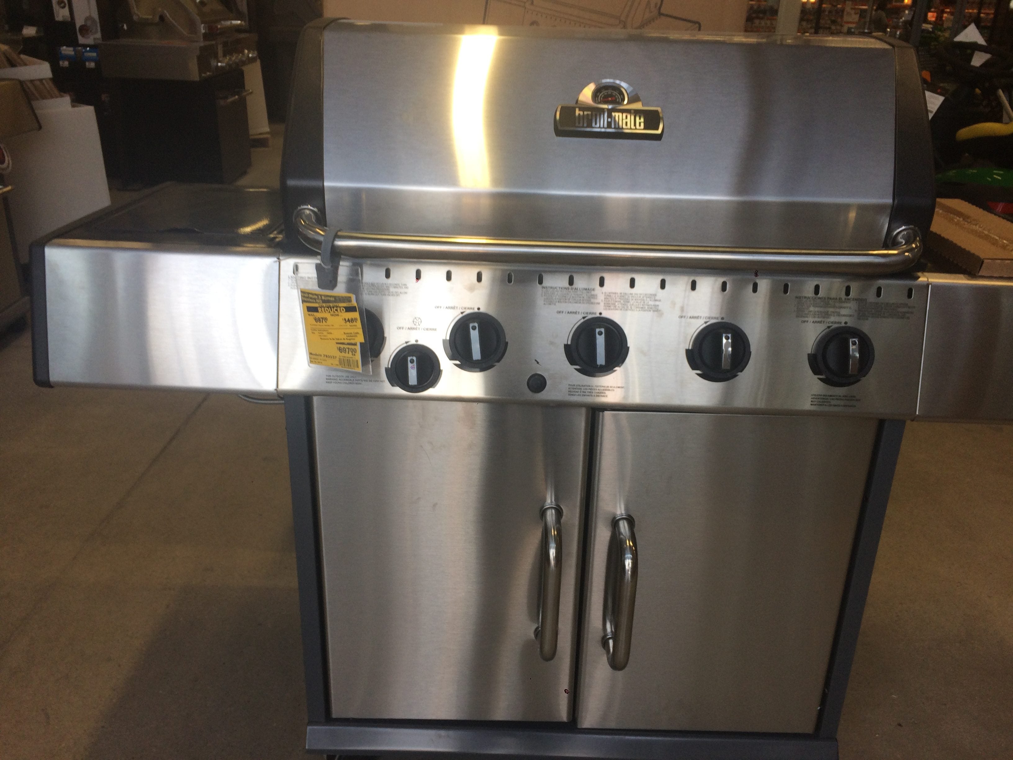 Home depot broil clearance mate