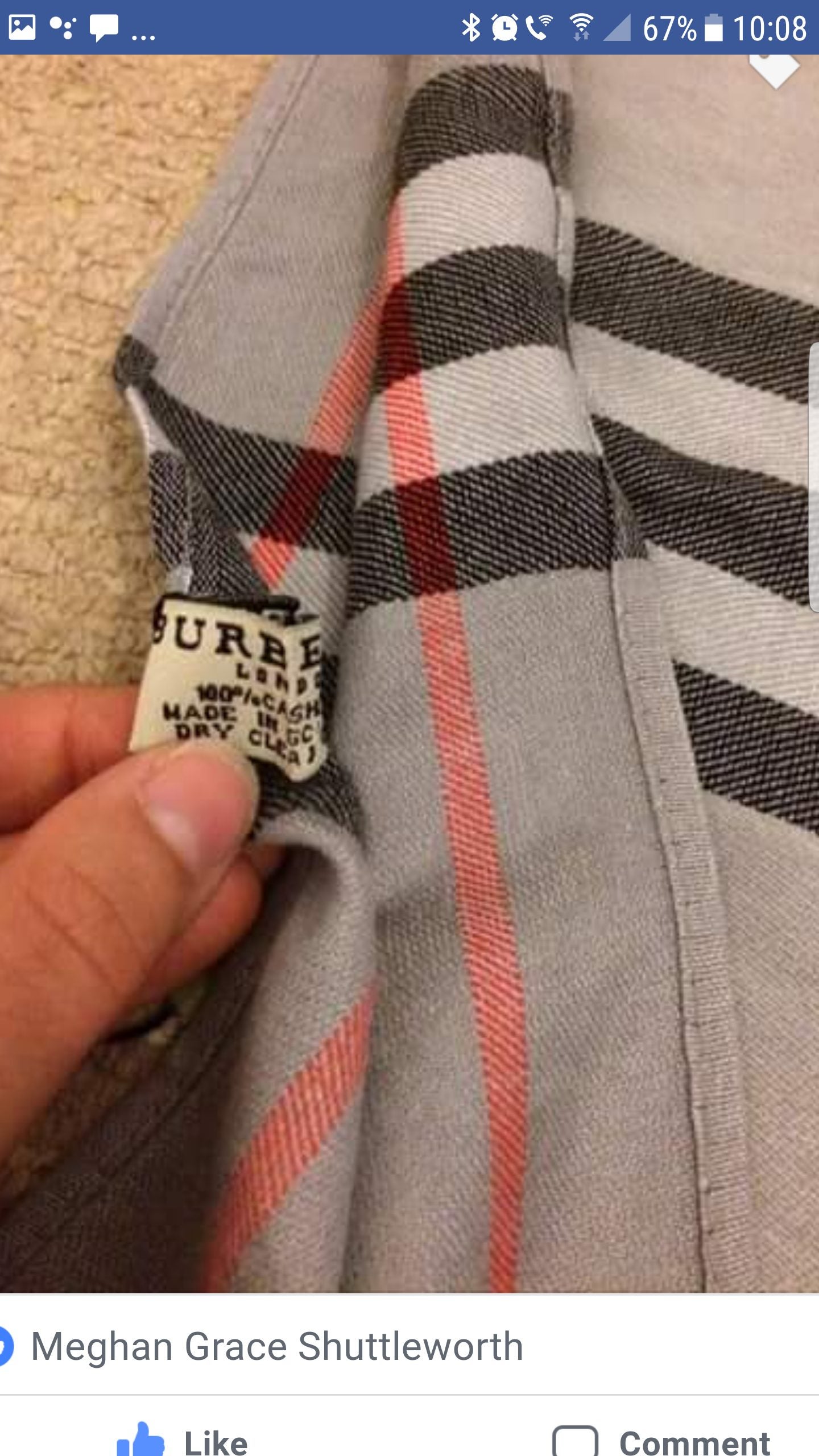 Is this BURBERRY Scarf real or fake?!  Forums