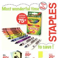 Staples - Weekly - Most Wonderful Time To Save! Flyer