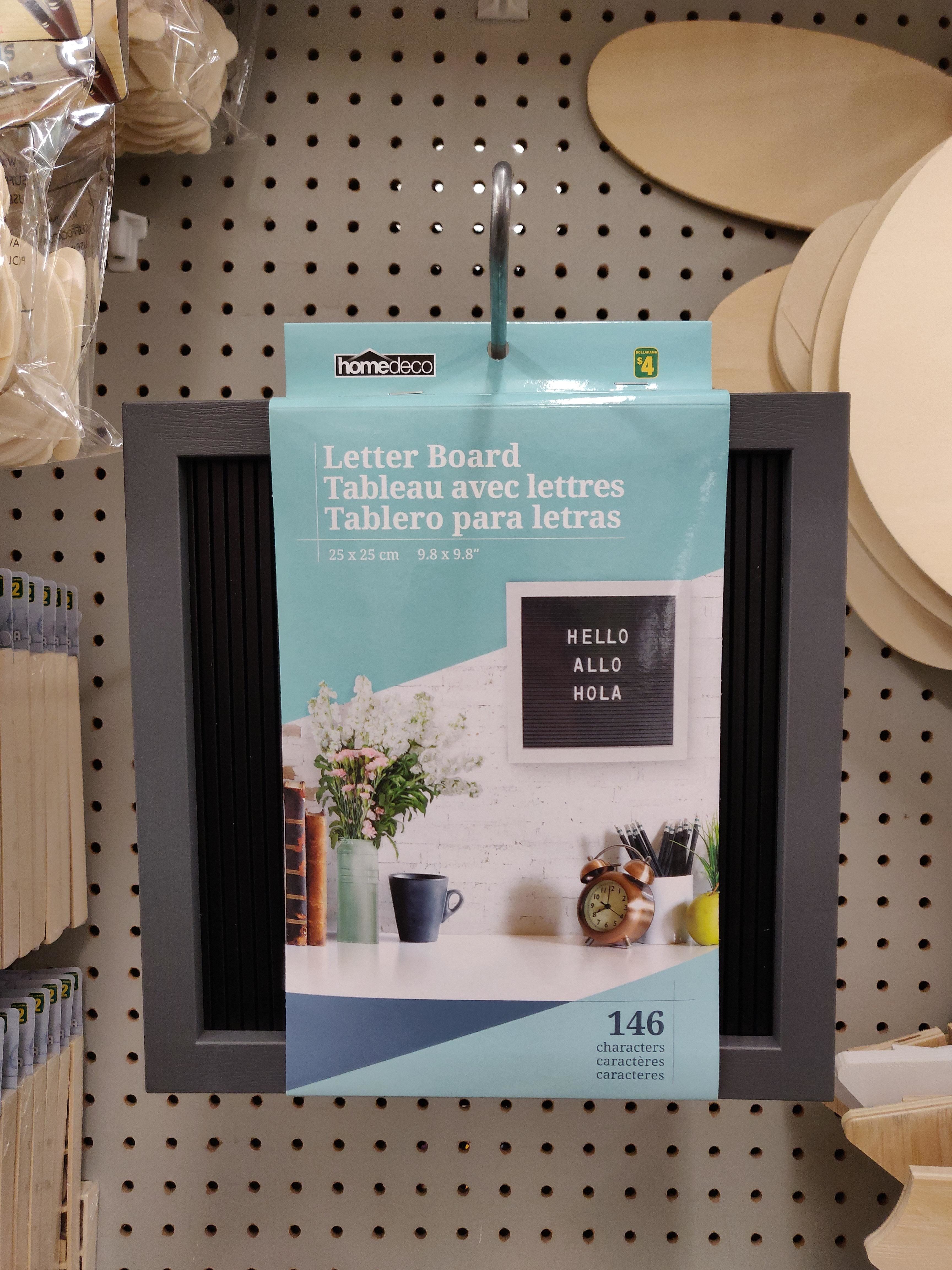 [Dollarama] 4 Letter Board Forums