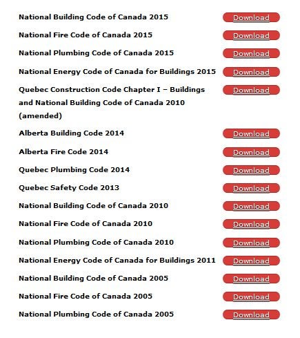 national plumbing code of canada 2010 free download