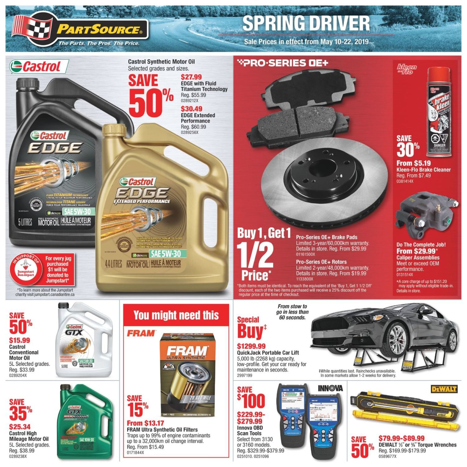 PartSource Weekly Flyer - Spring Driver - May 10 – 22 - RedFlagDeals.com