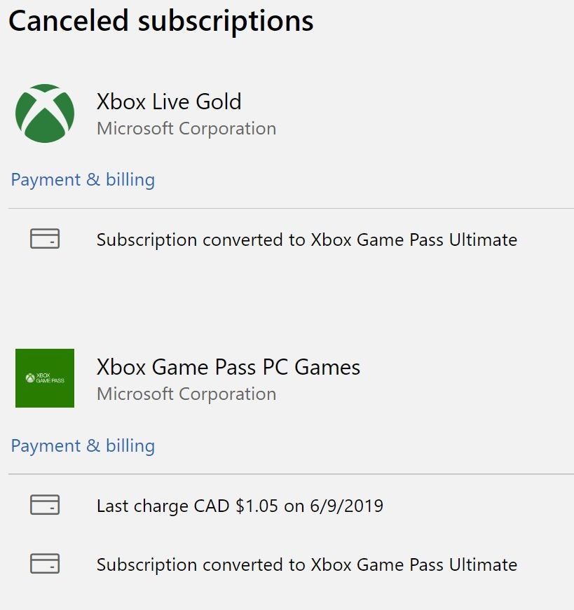 cancel subscription xbox game pass
