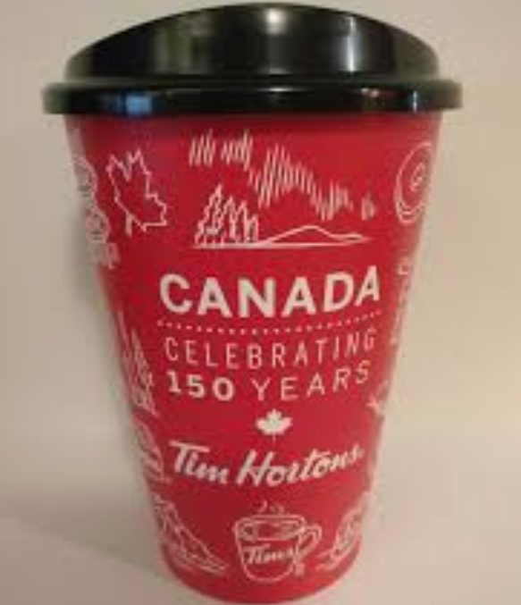 Tim Hortons Thermo-Serve 20 oz Coffee Tumbler Travel Mug Canada