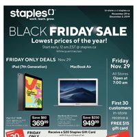 Staples - Black Friday Sale Flyer