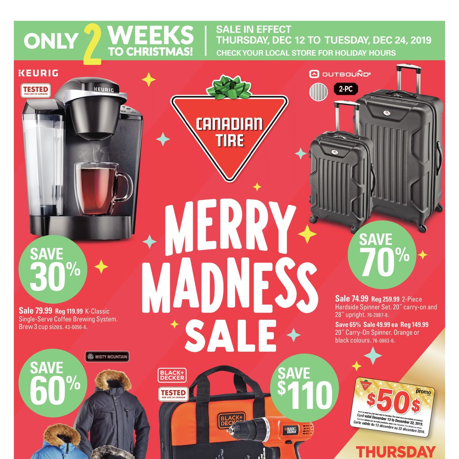 Canadian Tire Weekly Flyer Only 2 Weeks To Christmas Merry