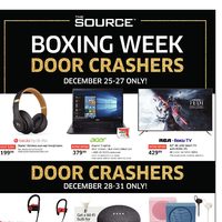The Source - Boxing Week Door Crashers Flyer