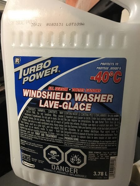 Turbo Power Windshield Washer, 3.78 L