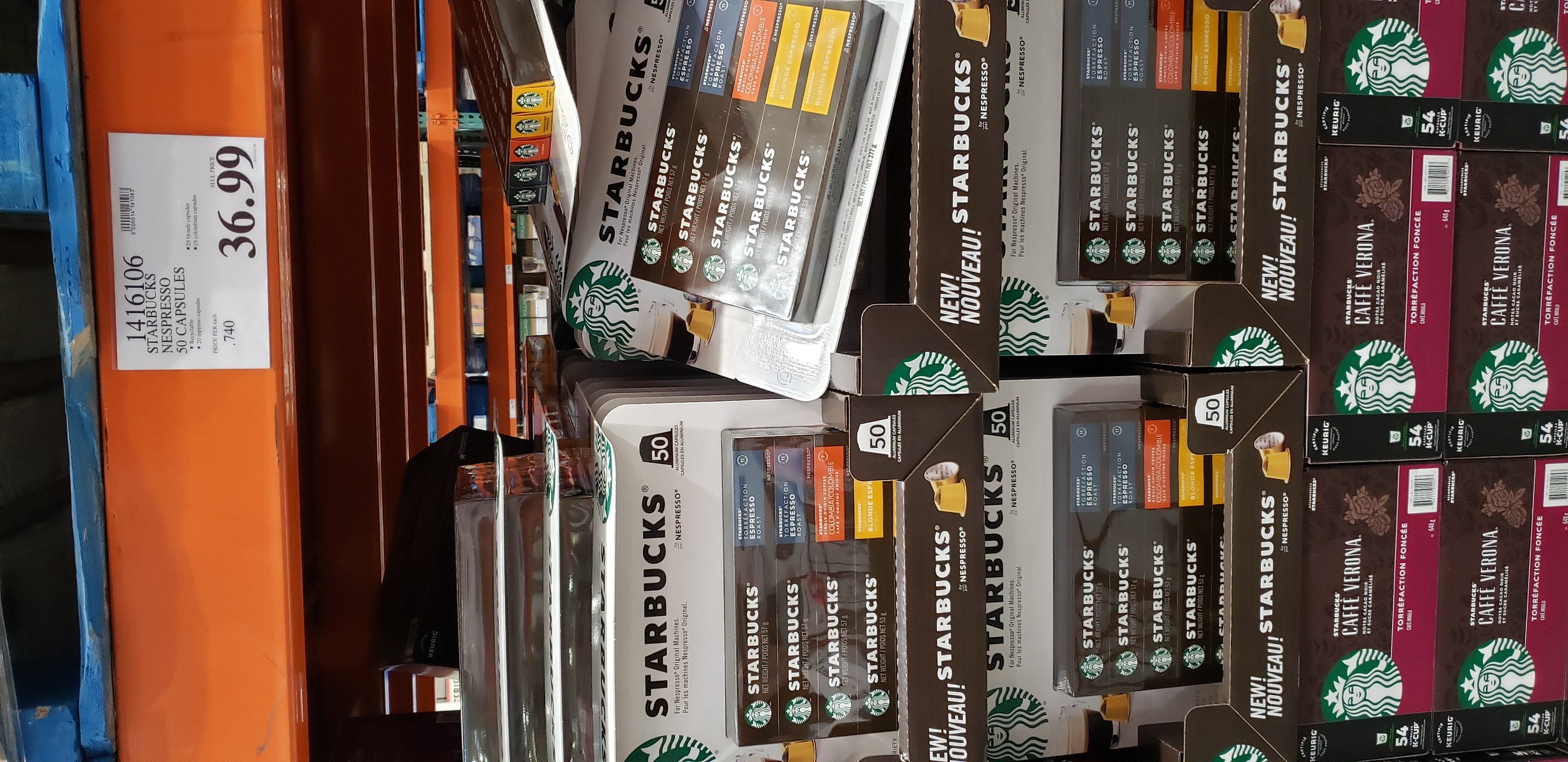 ret tigger jeg behøver Costco] Starbucks Nespresso Pods (original line) @ Costco GTA $36.99 -  RedFlagDeals.com Forums