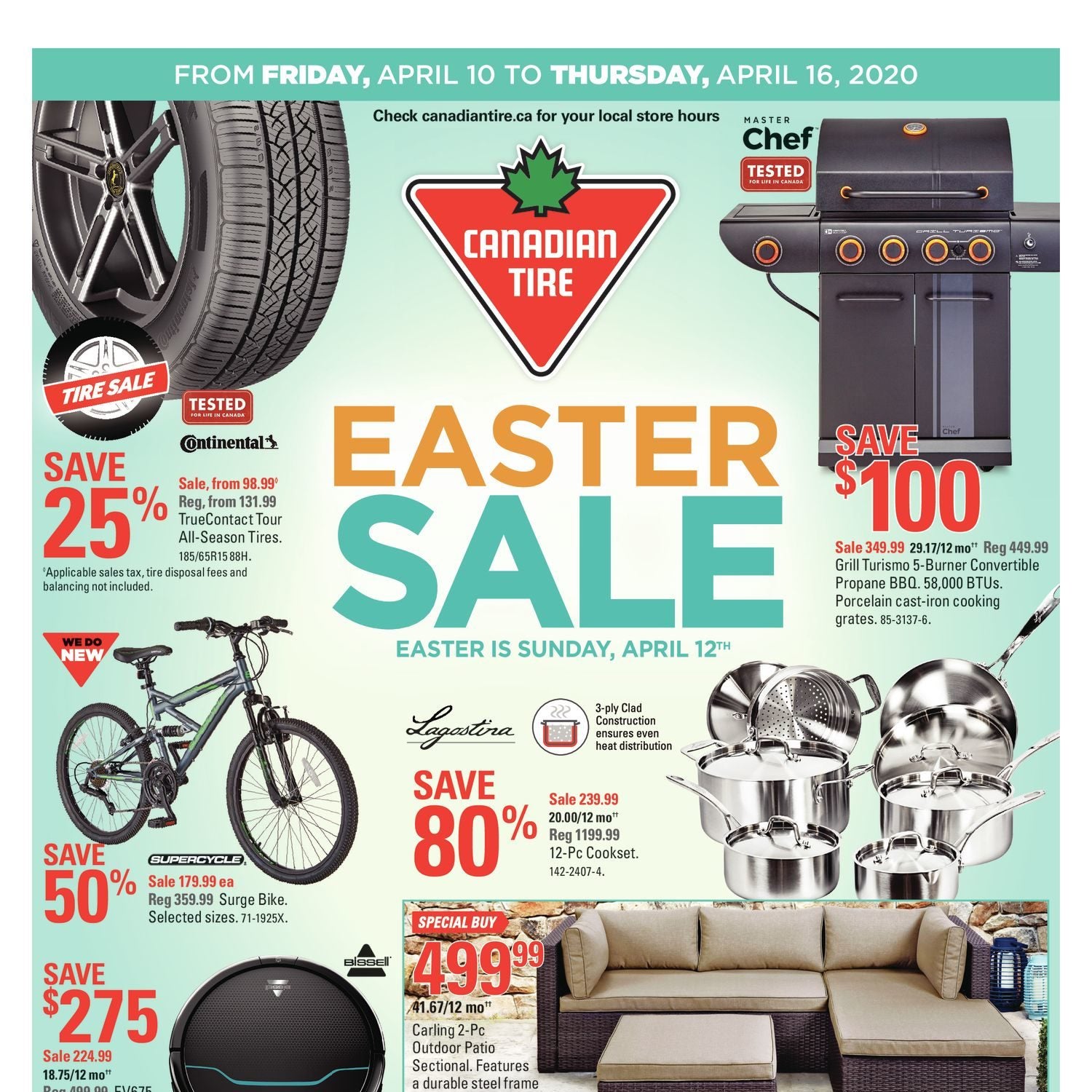 Canadian Tire Weekly Flyer Weekly Easter Sale Apr 10 16