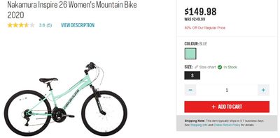 nakamura inspire 26 women's mountain bike 2019