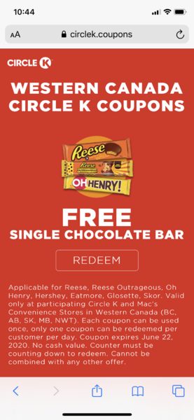 Circle K Mac S Coupon Book W Free And Bogo Coupons Must Have Mobile Phone W Internet To Redeem Ab Sk Mb Nwt Page 8 Redflagdeals Com Forums