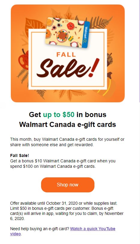 Is Youtube Giving Away Walmart Gift Cards