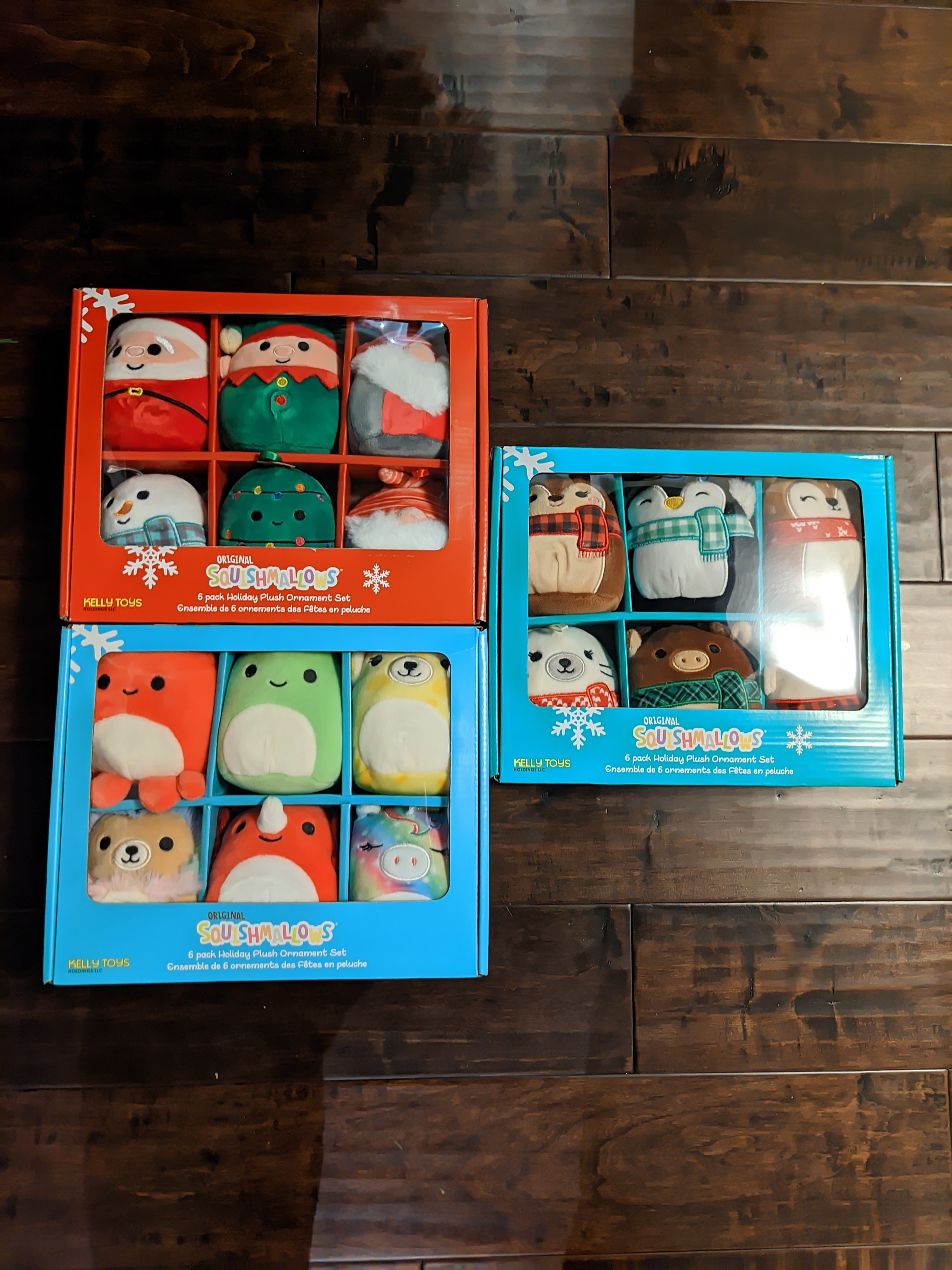 Squishmallow Christmas 2020 Ornaments Collection 4” Mini Plush Doll Toy Set Of 6 