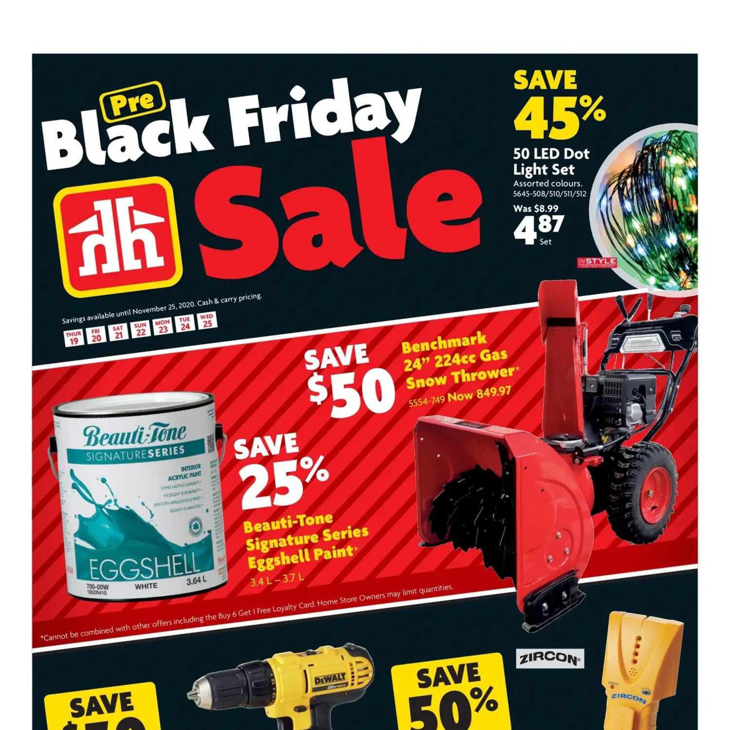 Home Hardware Weekly Flyer Weekly PreBlack Friday Sale Nov 19