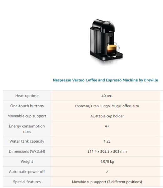 [Canadian Tire] Nespresso Vertuo Next Premium Coffee & Espresso Machine