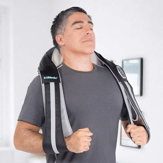 Costco Massager Review, truMedic Neck Back & Shoulder Massager with  Heat