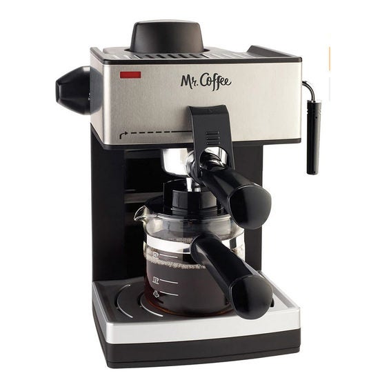 4. Best Budget Pick: Mr. Coffee 4-Cup Steam Espresso System with Milk Frother