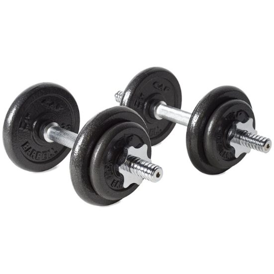 5. Best Classic: Cap Barbell 40-Pound Adjustable Dumbbell Set