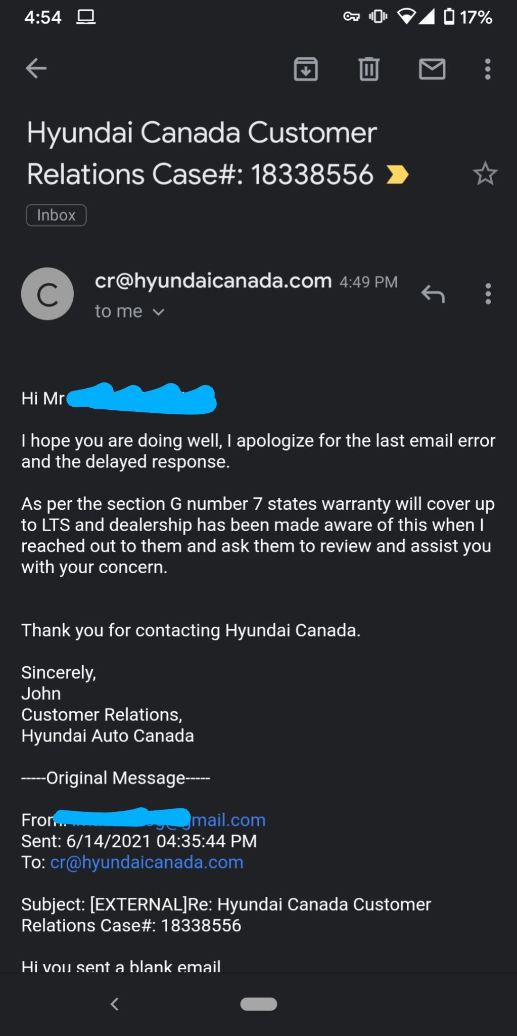 Hyundai Dealership Charging Diagnostic Fee on Warranty Work? Page 3