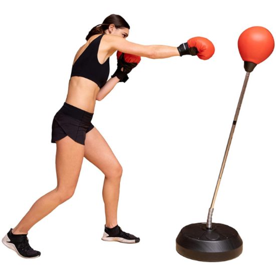 7. Best for Beginners: Protocol Punching Bag with Stand