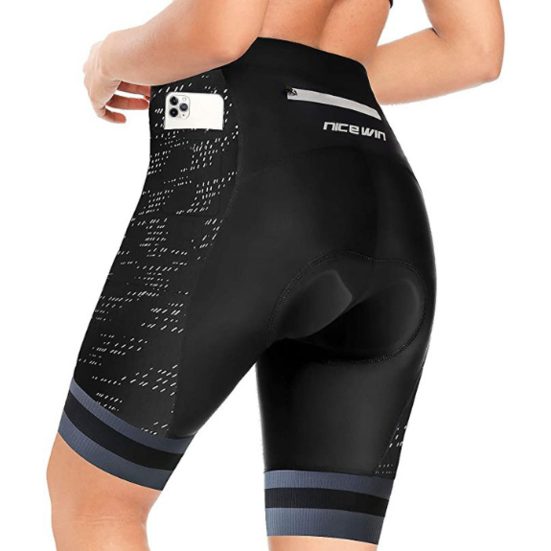 NICEWIN Mens 4D Padded Bike Shorts Anti-slip Leg Cycling Underwear Wide  WaistBan