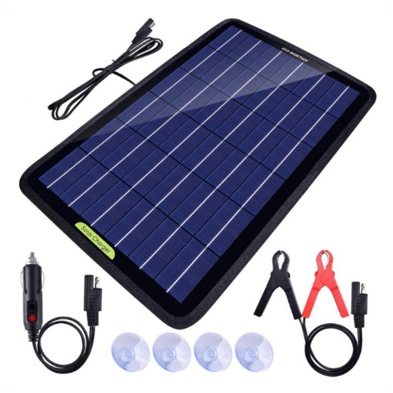 7. Best Solar: Eco-Worthy 12-Volt 10-Watt Solar Battery Charger
