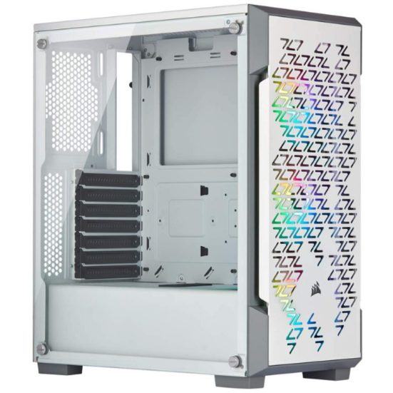 7. Best for Gaming: Corsair Icue 220T RGB Airflow Tempered Glass Mid-Tower