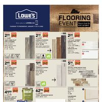 Lowe's - Weekly Deals - Flooring Event Flyer