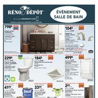 Reno Depot - Weekly Deals - Bathroom Event Flyer
