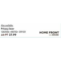 Home Front Privacy Lever