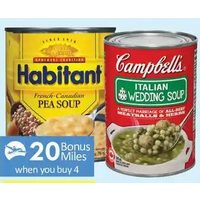 Habitant Soup or Campbell's Ready-to-Eat Soup