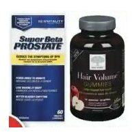 New Vitality Male Tablets or New Nordic Naturals Health Products