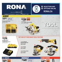 Rona - Building Centre - Tool Event Flyer