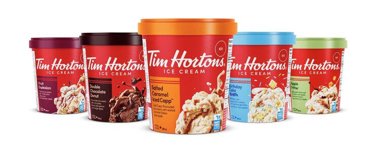 Tim Hortons is Launching a New Line of Ice Cream in Canada