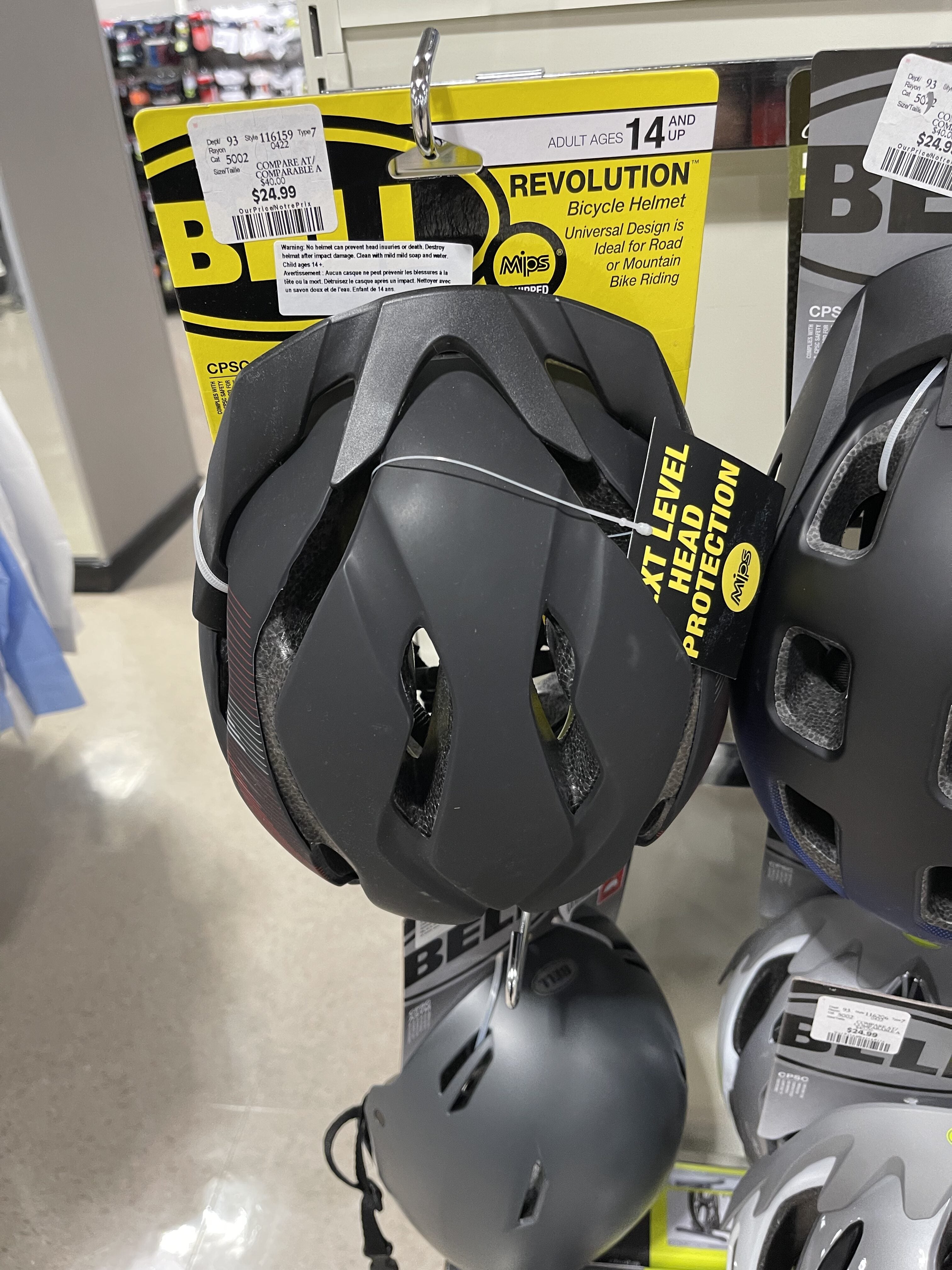 Bell Revolution MIPS Bike Helmet $24.99 