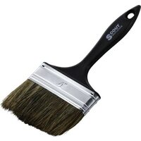 Flat Sash Bristle Paint Brushes - 4 In.