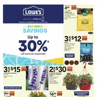 Lowe's - Weekly Deals - Summer Savings (SK/MB) Flyer