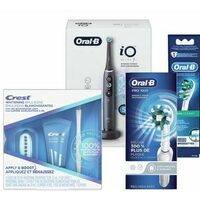 Crest Whitening Products or Oral-B Manual Battery or Power Toothbrushes or Replacement Heads