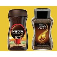 Nescafe Rich or Taster's Choice Instant Coffee or Nescafe Gold Dark Roast or Esoresso or Sweet N Salty 