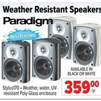 Paradigm Weather Resistant Speakers