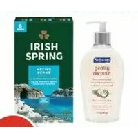 Dial Body Wash, Softsoap Liquid Hand Soap or Irish Spring Bar Soap