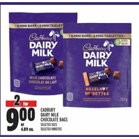 Cadbury Dairy Milk Chocolate Bags