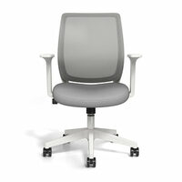 Union & Scale Essentials Mesh Back Fabric Task Chair - Grey