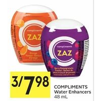 Compliments Water Enhancers