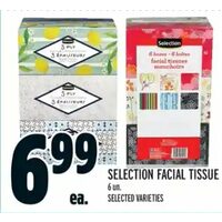 Selection Facial Tissue