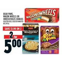 Bear Paws, Wagon Wheels Or Irresistibles Cookies
